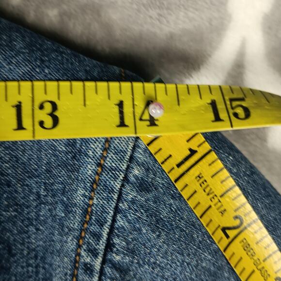 Limited Too Jacket Girls 10 Blue Denim Hooded Quilted Lined Zip Button Pockets - Picture 8 of 10